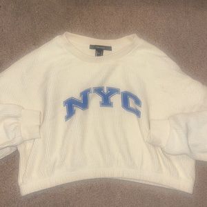NYC cropped sweater